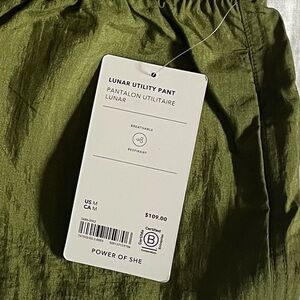 Athleta Lunar Sheen Utility Green Pant